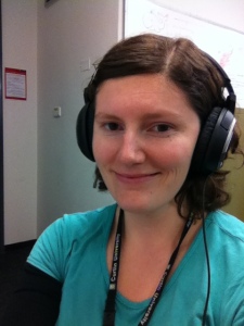 Hard-core headphones are becoming my default fashion accessory at the moment...